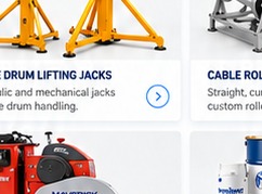 Cable Drum Lifting Jacks